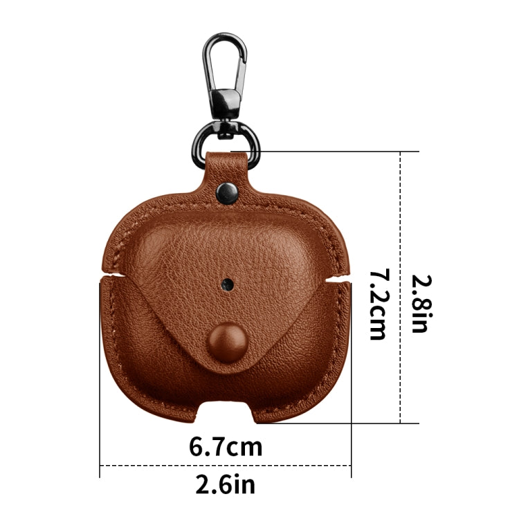 Étui de protection en cuir pour écouteurs avec crochet, pour AirPods Pro 3, pour AirPods 4