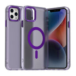Coque de téléphone hybride Candy Magsafe PC TPU, Pour iPhone 12, Pour iPhone 11 Pro Max, Pour iPhone 11, Pour iPhone 11 Pro