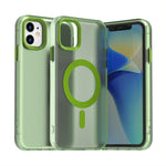 Coque de téléphone hybride Candy Magsafe PC TPU, Pour iPhone 12, Pour iPhone 11 Pro Max, Pour iPhone 11, Pour iPhone 11 Pro