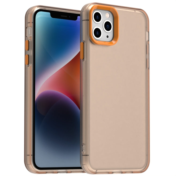 Coque de téléphone antichoc en TPU hybride PC bonbon, pour iPhone 11 Pro