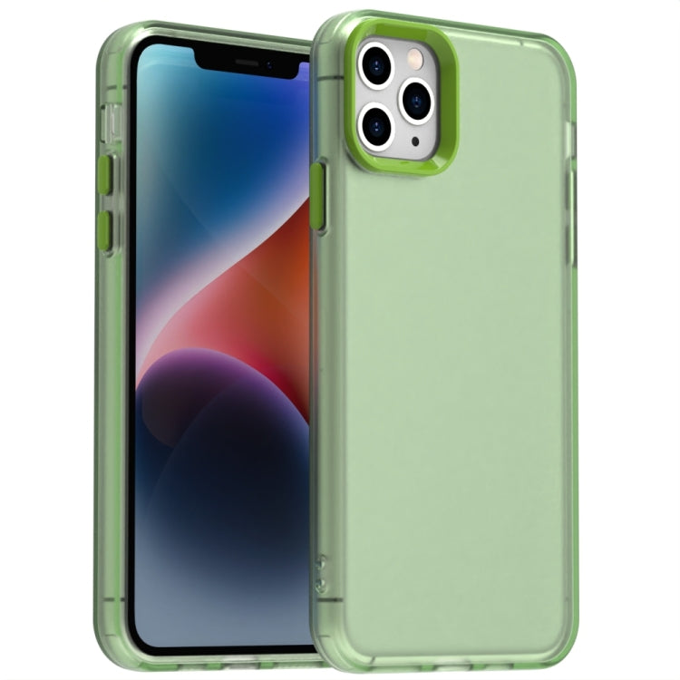 Coque de téléphone antichoc en TPU hybride PC bonbon, pour iPhone 11 Pro