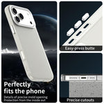 Coque de téléphone antichoc hybride en TPU et PC, pour iPhone 17 Pro Max, pour iPhone 17 Pro, pour iPhone 17, pour iPhone Air, pour iPhone 16 Pro Max, pour iPhone 16 Pro