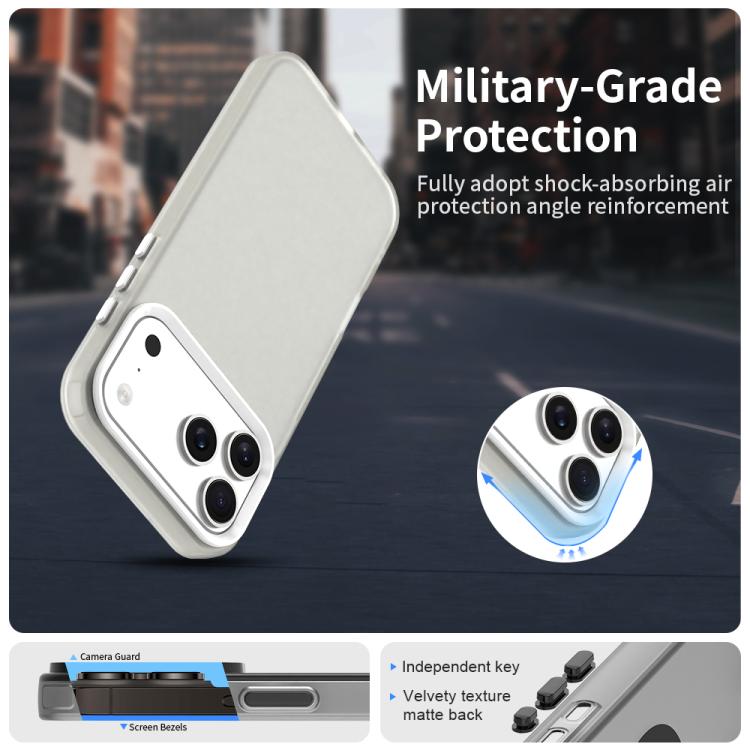 Coque de téléphone antichoc hybride en TPU et PC, pour iPhone 17 Pro Max, pour iPhone 17 Pro, pour iPhone 17, pour iPhone Air, pour iPhone 16 Pro Max, pour iPhone 16 Pro