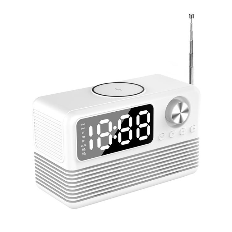 Enceinte Bluetooth LED BT509 5.3 Radio réveil Affichage musical