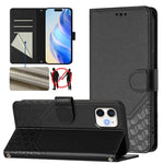 Étui de téléphone en cuir gaufré nid d'abeille RFID, pour iPhone 14 Pro Max, pour iPhone SE 2022 / 2020 / 8 / 7, pour iPhone 13 Pro Max, pour iPhone 13 Pro, pour iPhone 13 mini, pour iPhone 12 / 12 Pro, pour iPhone 12 Pro Max, pour iPhone 12 mini