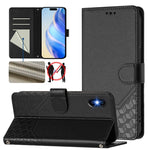 Étui de téléphone en cuir avec gaufrage en nid d'abeille RFID, pour iPhone 11 Pro Max, pour iPhone 11, pour iPhone 11 Pro, pour iPhone X / XS, pour iPhone XR, pour iPhone XS Max, pour iPhone 8 Plus / 7 Plus