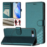 Étui de téléphone en cuir avec gaufrage en nid d'abeille RFID, pour iPhone 11 Pro Max, pour iPhone 11, pour iPhone 11 Pro, pour iPhone X / XS, pour iPhone XR, pour iPhone XS Max, pour iPhone 8 Plus / 7 Plus