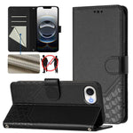 Étui en cuir gaufré nid d'abeille avec protection RFID, pour iPhone 17e / 16e, pour iPhone 17 Pro Max, pour iPhone 17 Pro, pour iPhone 17, pour iPhone Air, pour iPhone 16 Pro Max, pour iPhone 16 Pro, pour iPhone 16 Plus