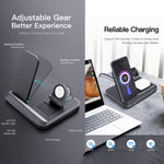 Chargeur sans fil pliable 3 en 1 DW08 15W