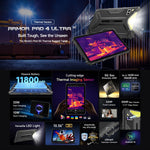 Tablette robuste Ulefone Armor Pad 4 Ultra version thermique, Android 14 10,36 pouces MediaTek Dimensity 6300 Octa Core 5G, prise UE, imagerie thermique Armor Pad 4 Ultra