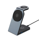Chargeur magnétique sans fil 3-en-1 en métal SW18
