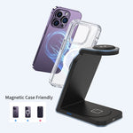 Chargeur magnétique sans fil 3-en-1 en métal SW18