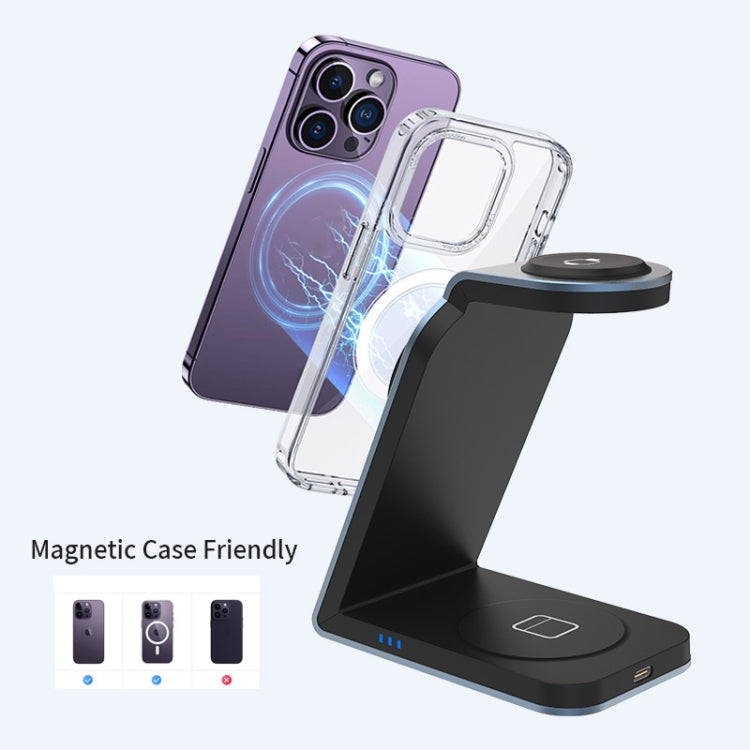 Chargeur magnétique sans fil 3-en-1 en métal SW18