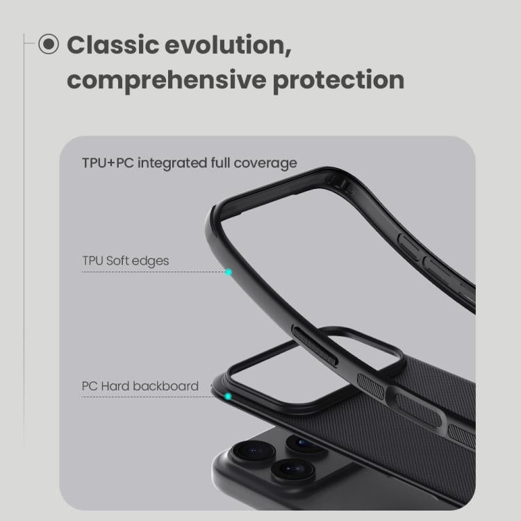 Coque de téléphone magnétique Magsafe NILLKIN Frosted Shield Pro, Pour iPhone 17 Pro Max, Pour iPhone 17 Pro, Pour iPhone 17, Pour iPhone 16