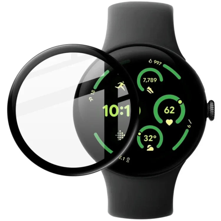 Film protecteur en plexiglas HD imak pour montres connectées, compatible avec Google Pixel Watch 4 45 mm, Google Pixel Watch 4 41 mm, Google Pixel Watch 3 45 mm et Google Pixel Watch 3 41 mm