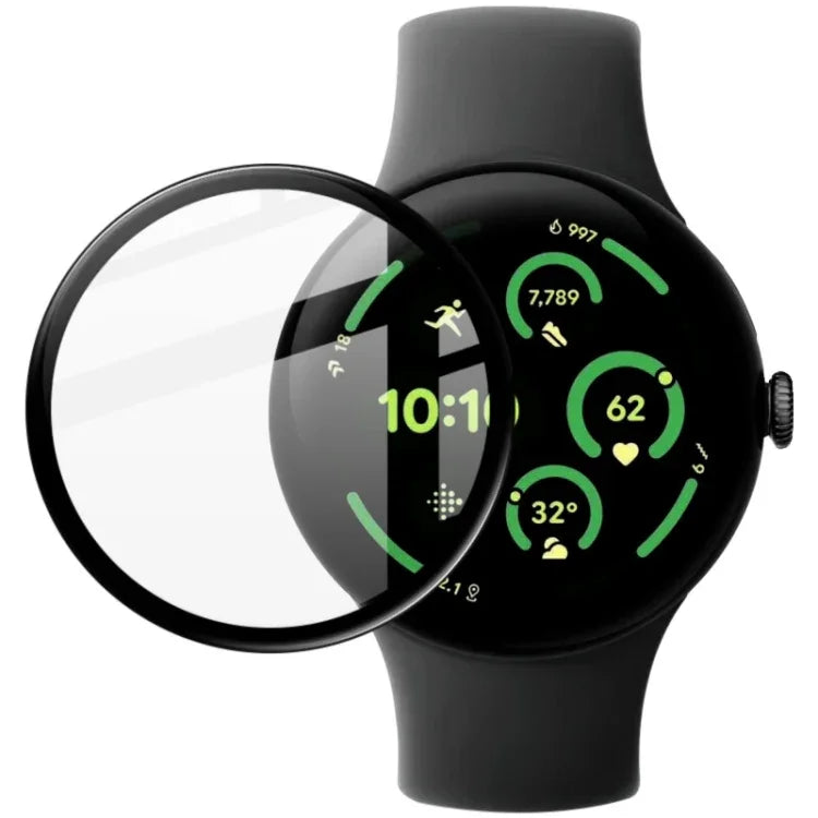 Film protecteur en plexiglas HD imak pour montres connectées, compatible avec Google Pixel Watch 4 45 mm, Google Pixel Watch 4 41 mm, Google Pixel Watch 3 45 mm et Google Pixel Watch 3 41 mm