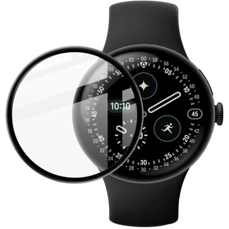 Film protecteur en plexiglas HD imak pour montres connectées, compatible avec Google Pixel Watch 4 45 mm, Google Pixel Watch 4 41 mm, Google Pixel Watch 3 45 mm et Google Pixel Watch 3 41 mm