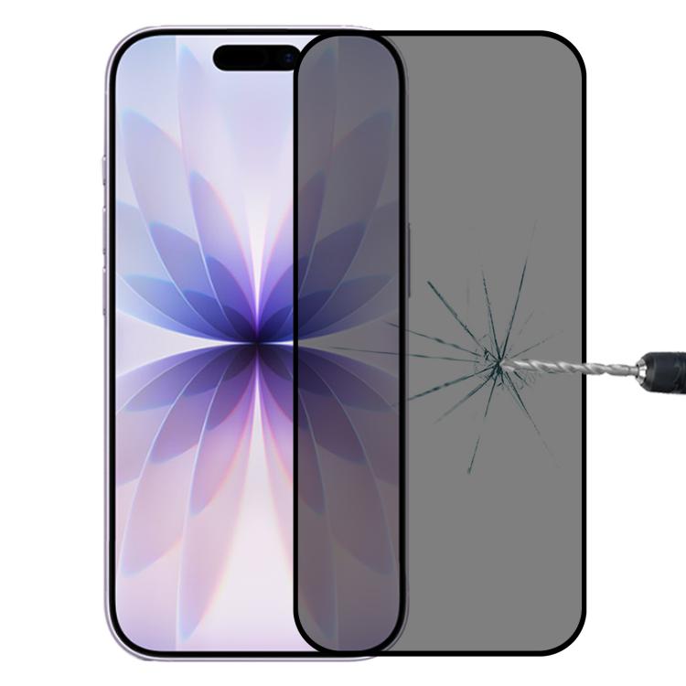 Film en verre trempé sérigraphié anti-espion pleine couverture, pour iPhone 17 Pro Max, pour iPhone 17 Pro, pour iPhone 17, pour iPhone Air, pour iPhone 16 Pro Max, pour iPhone 16 Pro, pour iPhone 16 Plus, pour iPhone 16