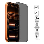 Film en verre trempé sérigraphié anti-espion pleine couverture, pour iPhone 17 Pro Max, pour iPhone 17 Pro, pour iPhone 17, pour iPhone Air, pour iPhone 16 Pro Max, pour iPhone 16 Pro, pour iPhone 16 Plus, pour iPhone 16