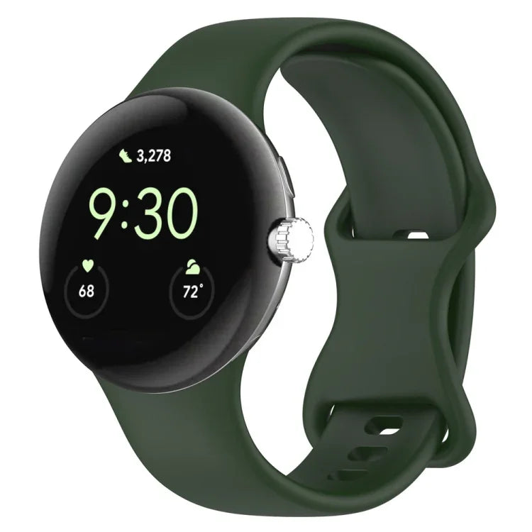 Bracelet Officiel en Silicone, Pour Google Pixel Watch 4 / Watch 3 45mm, Pour Google Pixel Watch 4 / 3 / 2 / 1 41mm