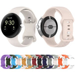 Bracelet Officiel en Silicone, Pour Google Pixel Watch 4 / Watch 3 45mm, Pour Google Pixel Watch 4 / 3 / 2 / 1 41mm