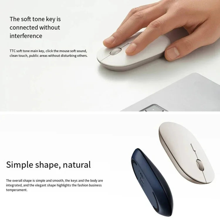 Souris Portable Silencieuse Originale Xiaomi XMBXSB01YM Bluetooth Double Mode 3, XMBXSB01YM