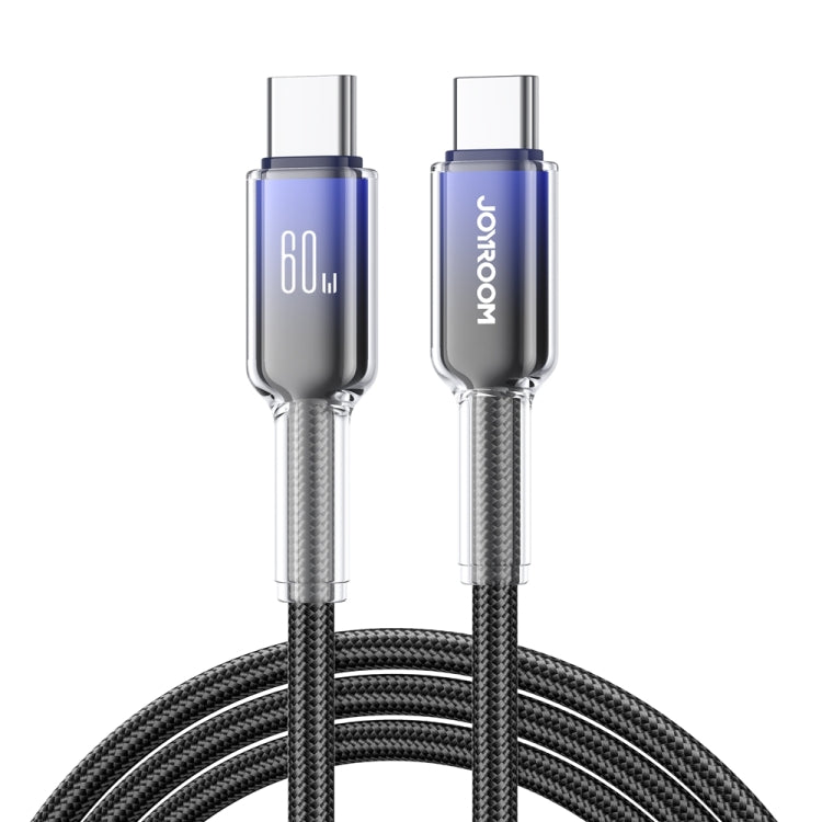 Câble de données de charge rapide série Crystal Clear JOYROOM S-A42, longueur : 1,2m, câble Type-C vers Type-C, câble Type-C vers 8 broches, câble USB vers Type-C, câble USB vers 8 broches
