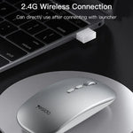 Yesido KB15 Souris Optique Sans Fil Rechargeable Slim 2.4G, KB15