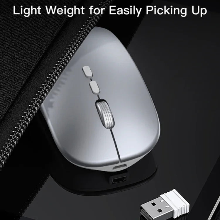 Yesido KB15 Souris Optique Sans Fil Rechargeable Slim 2.4G, KB15