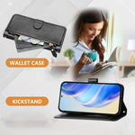 Étui de téléphone en cuir avec fermeture éclair et plusieurs emplacements pour cartes, pour iPhone 11 Pro Max, pour iPhone 11, pour iPhone 11 Pro, pour iPhone X / XS, pour iPhone XR, pour iPhone XS Max, pour iPhone 8 Plus / 7 Plus