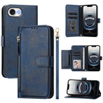 Étui portefeuille zippé en cuir avec plusieurs fentes pour cartes, Pour iPhone 17e / 16e, Pour iPhone 17 Pro Max, Pour iPhone 17 Pro, Pour iPhone 17, Pour iPhone Air, Pour iPhone 16 Pro Max, Pour iPhone 16 Pro, Pour iPhone 16 Plus