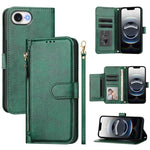 Étui portefeuille zippé en cuir avec plusieurs fentes pour cartes, Pour iPhone 17e / 16e, Pour iPhone 17 Pro Max, Pour iPhone 17 Pro, Pour iPhone 17, Pour iPhone Air, Pour iPhone 16 Pro Max, Pour iPhone 16 Pro, Pour iPhone 16 Plus