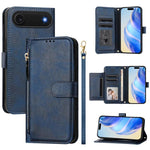 Étui portefeuille zippé en cuir avec plusieurs fentes pour cartes, Pour iPhone 17e / 16e, Pour iPhone 17 Pro Max, Pour iPhone 17 Pro, Pour iPhone 17, Pour iPhone Air, Pour iPhone 16 Pro Max, Pour iPhone 16 Pro, Pour iPhone 16 Plus