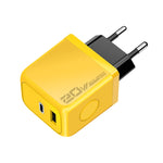Chargeur rapide M167 PD 20W Type-C et USB QC 3.0, prise EU, prise US