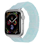 Bracelet de montre carré en résine extensible, compatible avec Apple Watch 46 mm / 49 mm / 45 mm / 44 mm et Apple Watch 42 mm / 41 mm / 40 mm / 38 mm.