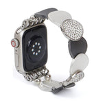 Bracelet de montre en alliage métallique, compatible avec Apple Watch 46 mm / 49 mm / 45 mm / 44 mm et Apple Watch 42 mm / 41 mm / 40 mm / 38 mm.