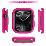 Étui de montre demi-couverture en TPU effet bonbon, pour Apple Watch Series 11/10 46 mm et 42 mm.