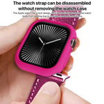 Étui de montre demi-couverture en TPU effet bonbon, pour Apple Watch Series 11/10 46 mm et 42 mm.