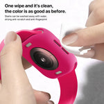 Étui de montre demi-couverture en TPU effet bonbon, pour Apple Watch Series 11/10 46 mm et 42 mm.