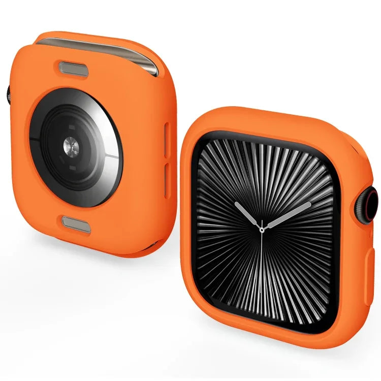 Étui de montre demi-couverture en TPU effet bonbon, pour Apple Watch Series 11/10 46 mm et 42 mm.