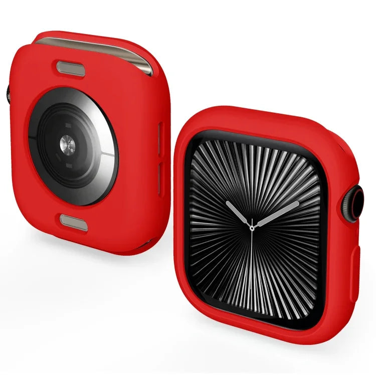 Étui de montre demi-couverture en TPU effet bonbon, pour Apple Watch Series 11/10 46 mm et 42 mm.
