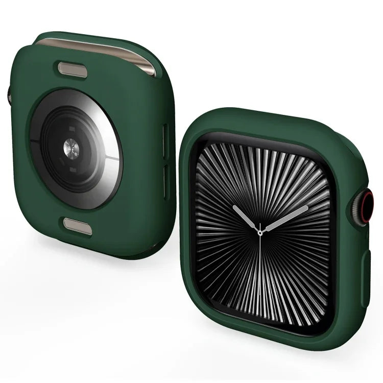 Étui de montre demi-couverture en TPU effet bonbon, pour Apple Watch Series 11/10 46 mm et 42 mm.