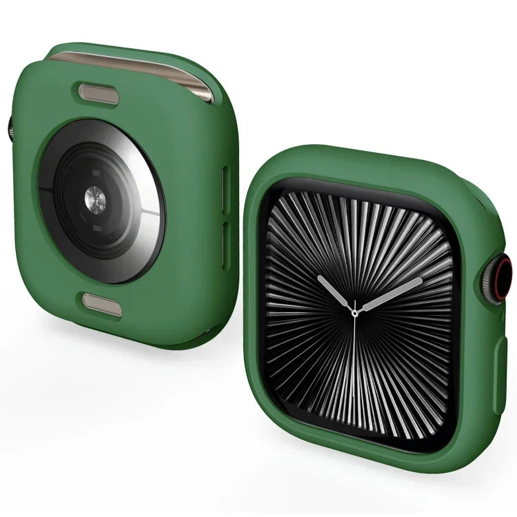 Étui de montre demi-couverture en TPU effet bonbon, pour Apple Watch Series 11/10 46 mm et 42 mm.
