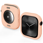 Étui de montre demi-couverture en TPU effet bonbon, pour Apple Watch Series 11/10 46 mm et 42 mm.