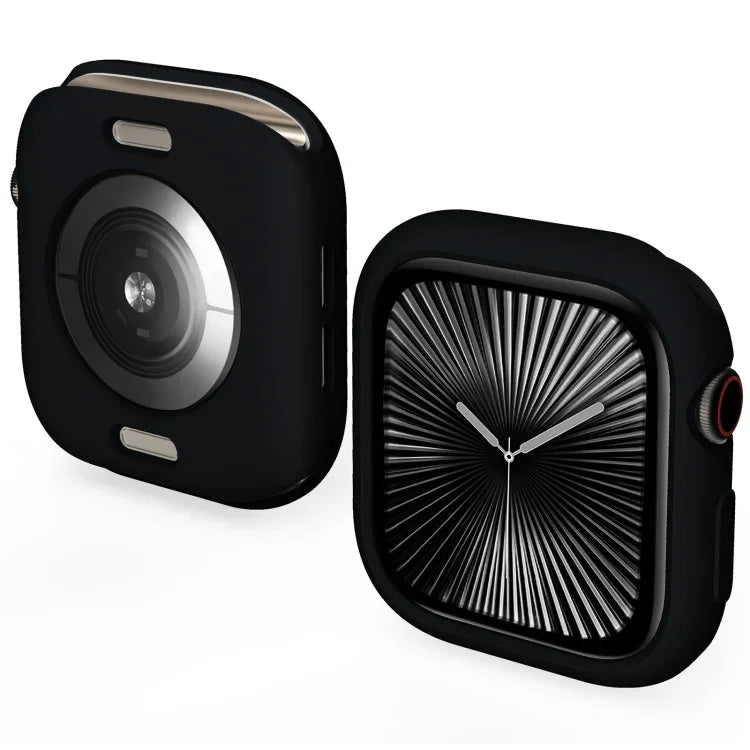 Étui de montre demi-couverture en TPU effet bonbon, pour Apple Watch Series 11/10 46 mm et 42 mm.