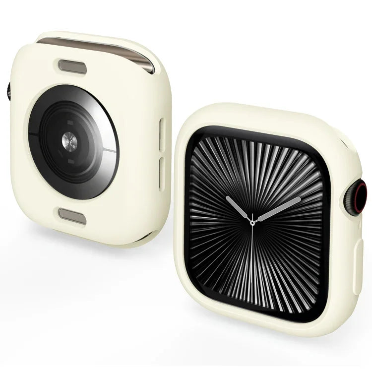 Étui de montre demi-couverture en TPU effet bonbon, pour Apple Watch Series 11/10 46 mm et 42 mm.
