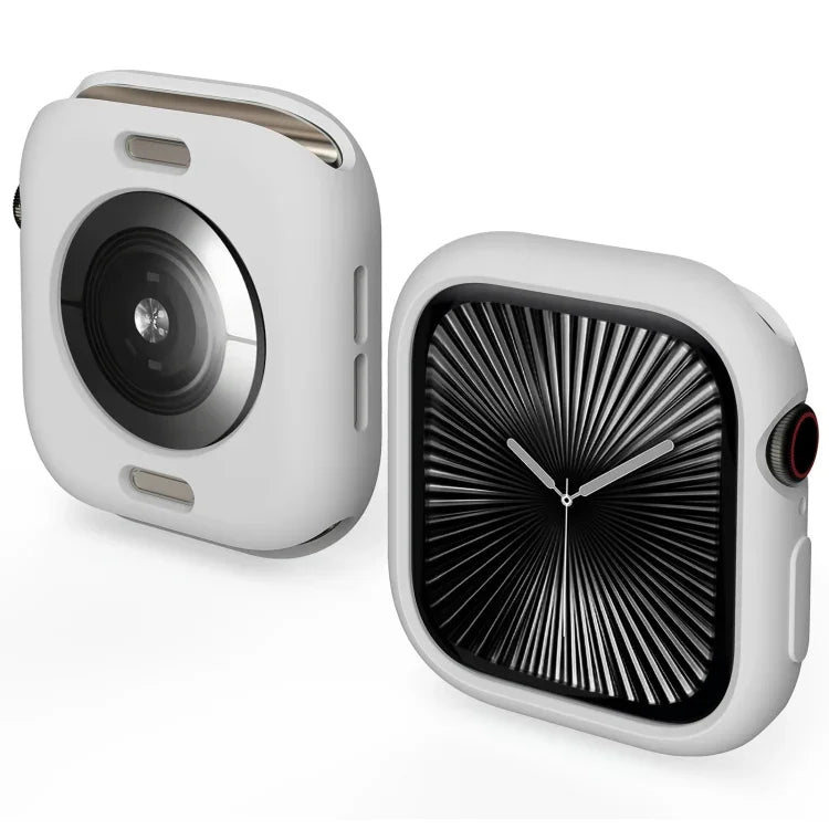 Étui de montre demi-couverture en TPU effet bonbon, pour Apple Watch Series 11/10 46 mm et 42 mm.