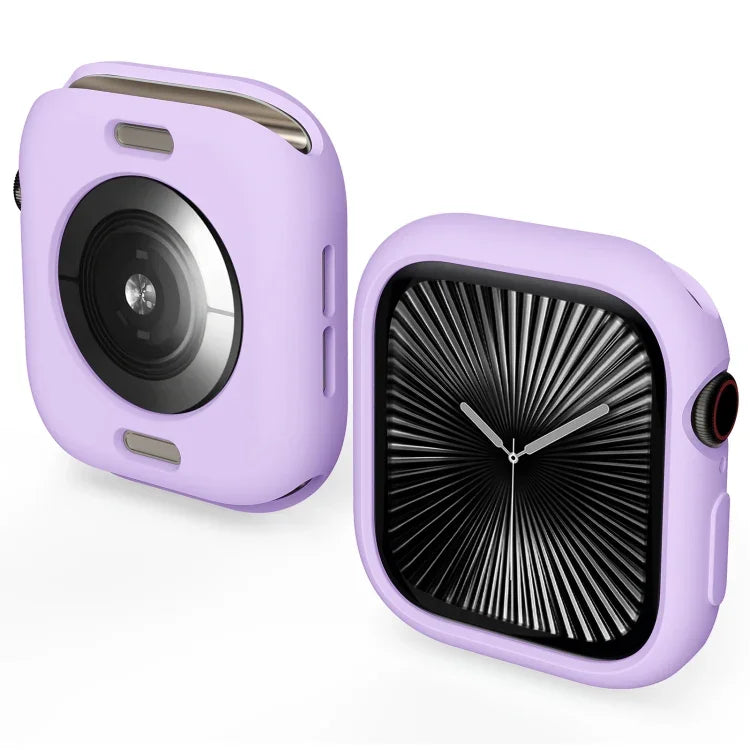 Étui de montre demi-couverture en TPU effet bonbon, pour Apple Watch Series 11/10 46 mm et 42 mm.