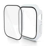 Boîtier de montre avec film trempé intégré en polycarbonate, compatible avec Apple Watch Series 10/11 46 mm et Apple Watch Series 10/11 42 mm
