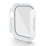 Boîtier de montre avec film trempé intégré en polycarbonate, compatible avec Apple Watch Series 10/11 46 mm et Apple Watch Series 10/11 42 mm